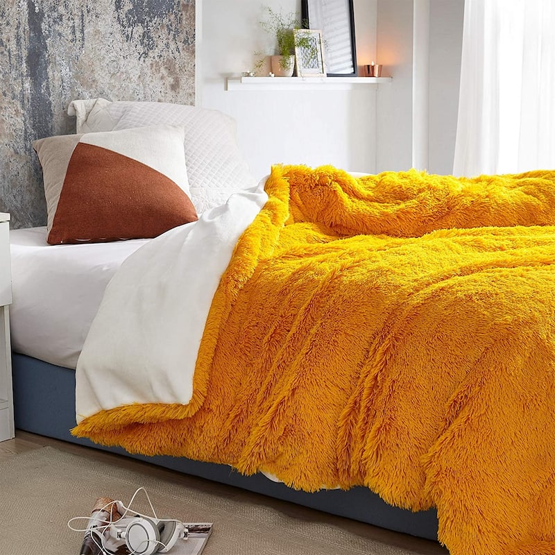 Are You Kidding? - Coma Inducer Duvet Cover - Citrus/White
