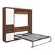 preview thumbnail 9 of 7, Full Size Murphy Bed Wall Bed with Cabinet for Small Living Spaces