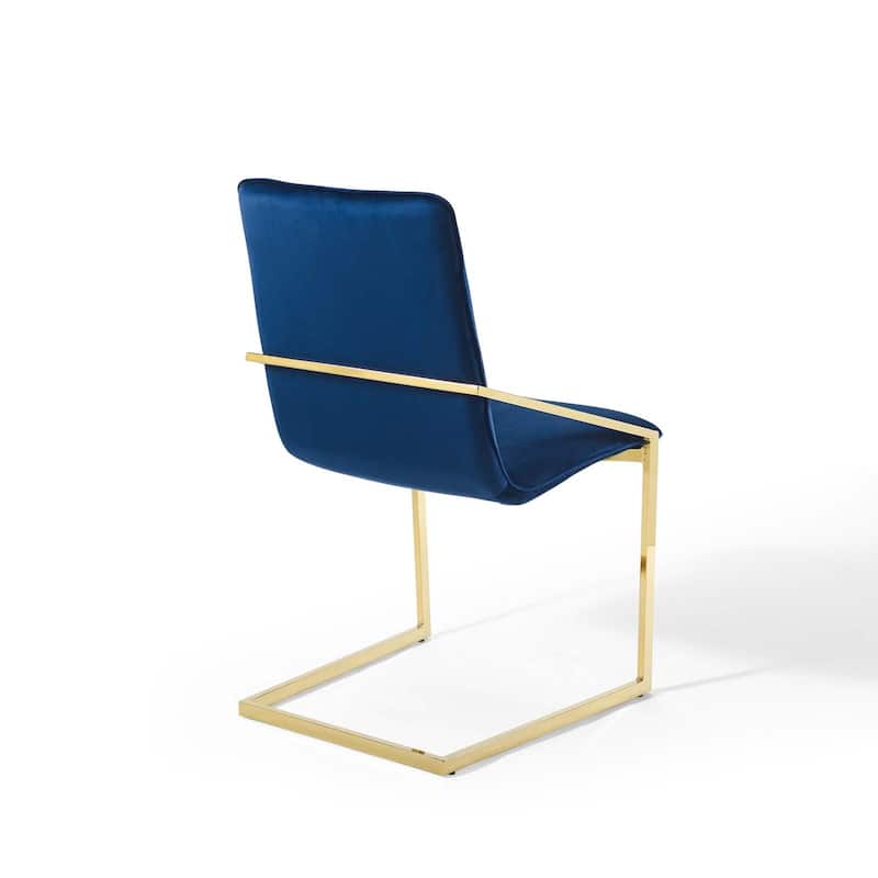 Silver Orchid Wlach Velvet Dining Armchair