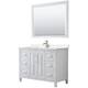 Option White, Chrome Trim, Carrara Cultured Marble Top