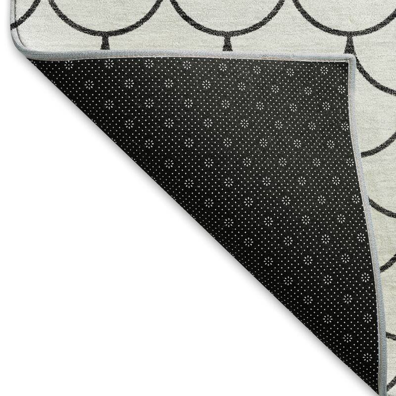 Premium Washable Super Soft Geo Scallops Mayfield Rug