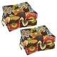 preview thumbnail 21 of 37, 16-inch Square Tufted Indoor/Outdoor Chair Cushions (Set of 4) - 16" Annie Chocolate