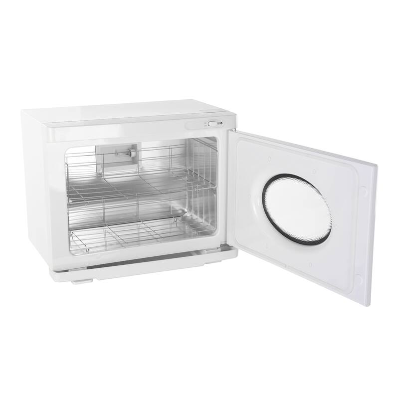 2in1 Towel Warmer UV Sterilizer (18L) for Salon Spa Beauty Massage and Home Use, White