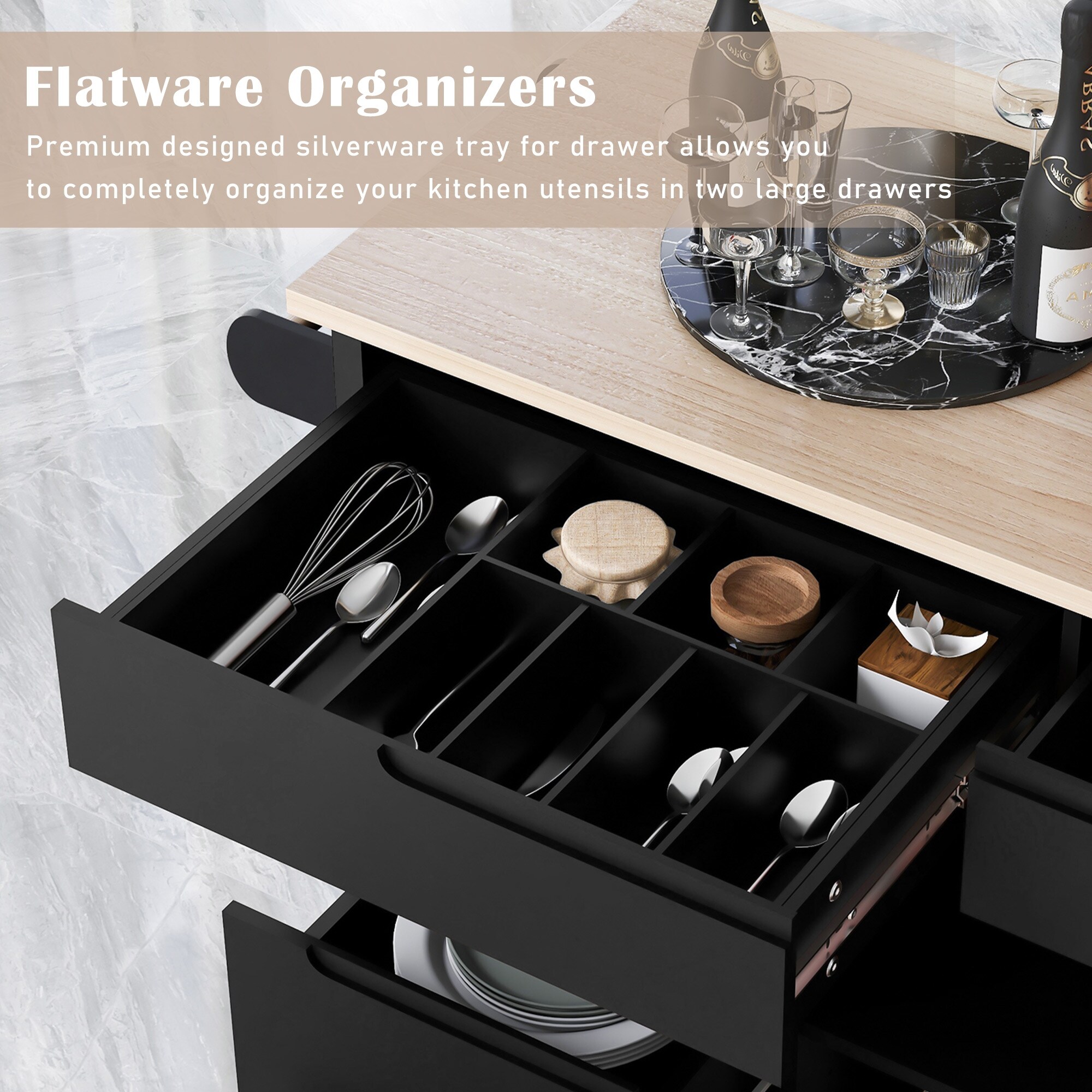Wine glass drawer organizer deals