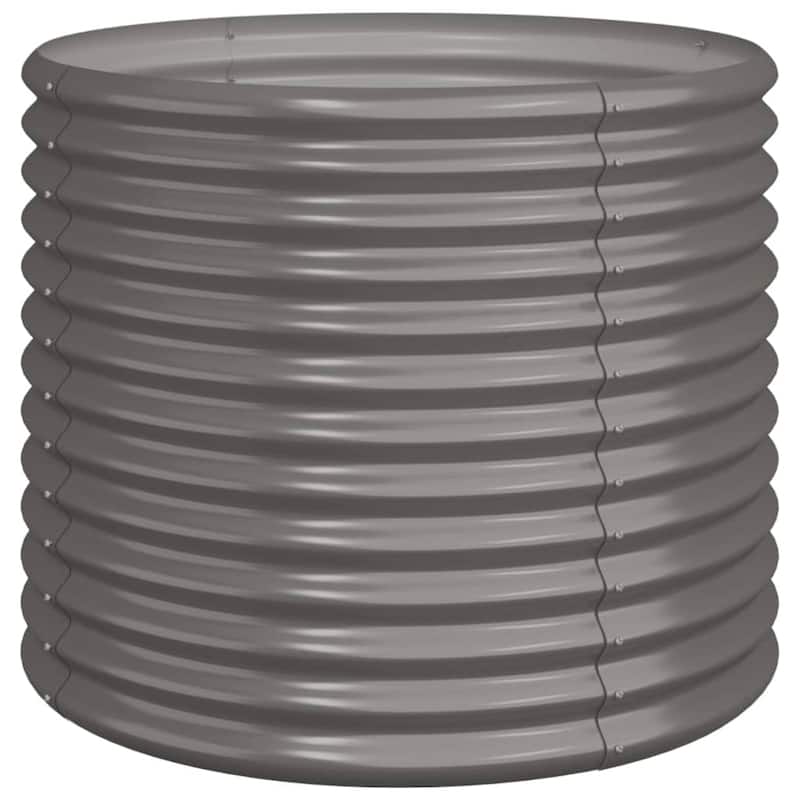 vidaXL Garden Planter Powder-coated Steel Raised Garden Bed Multi Colors/Sizes