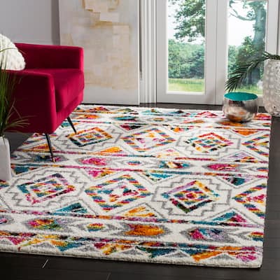 SAFAVIEH Fiesta Shag Ami Moroccan Boho Rug