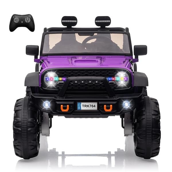 slide 2 of 7, 24V Kids Ride-On Truck with Remote Control