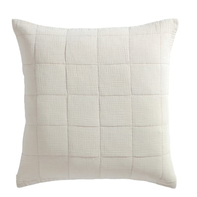Calvin Klein Cotton Gauze Solid Cotton 2 Piece Euro Sham Set