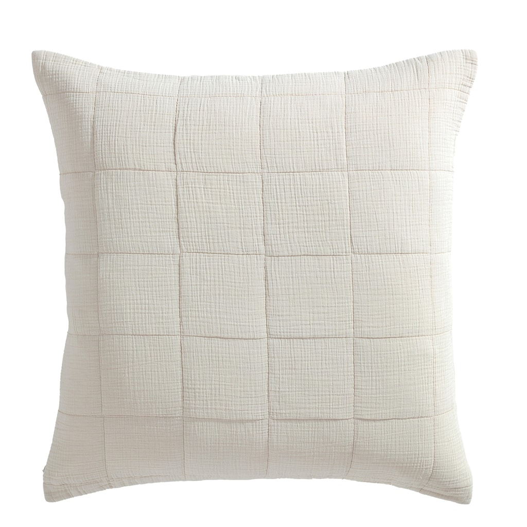 Calvin Klein Cotton Gauze Solid Cotton 2 Piece Euro Sham Set