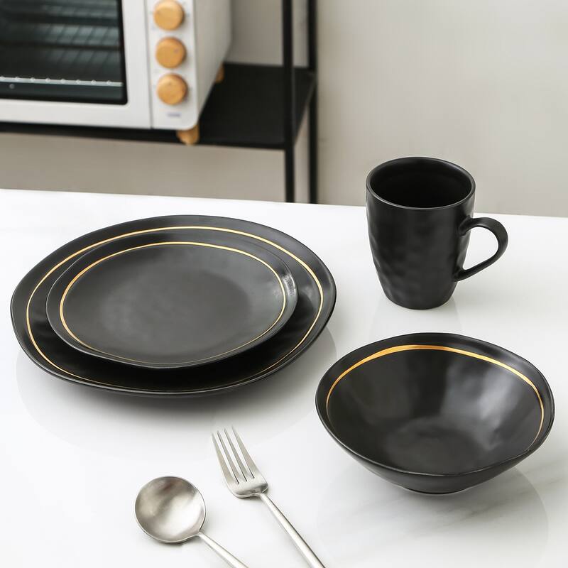 Stone Lain Clara Porcelain Dinnerware Set - 10.83 x 10.83