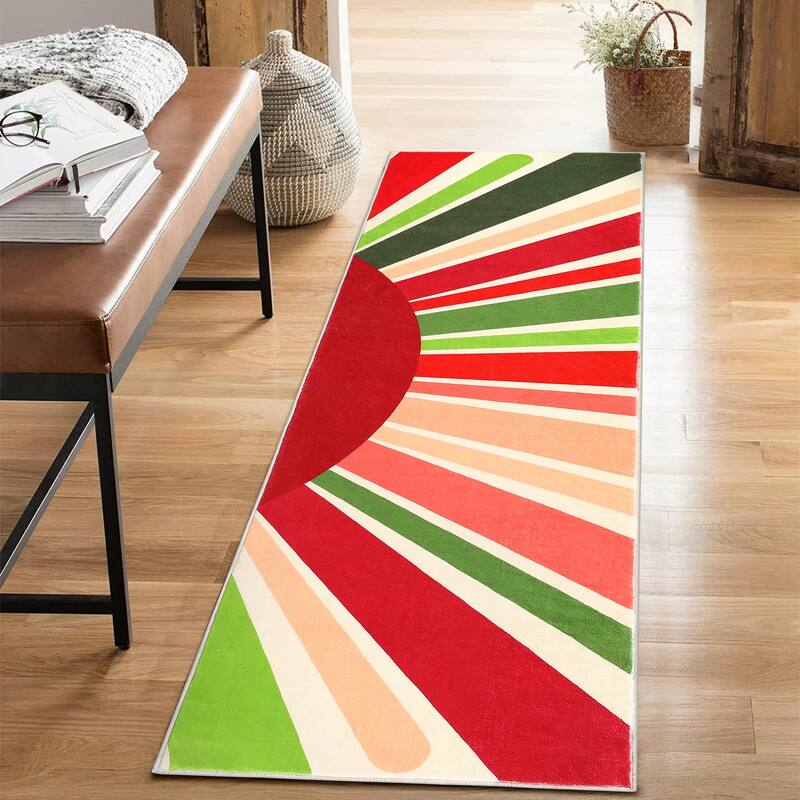 Garvee Rainbow Sol Kids Area Rug