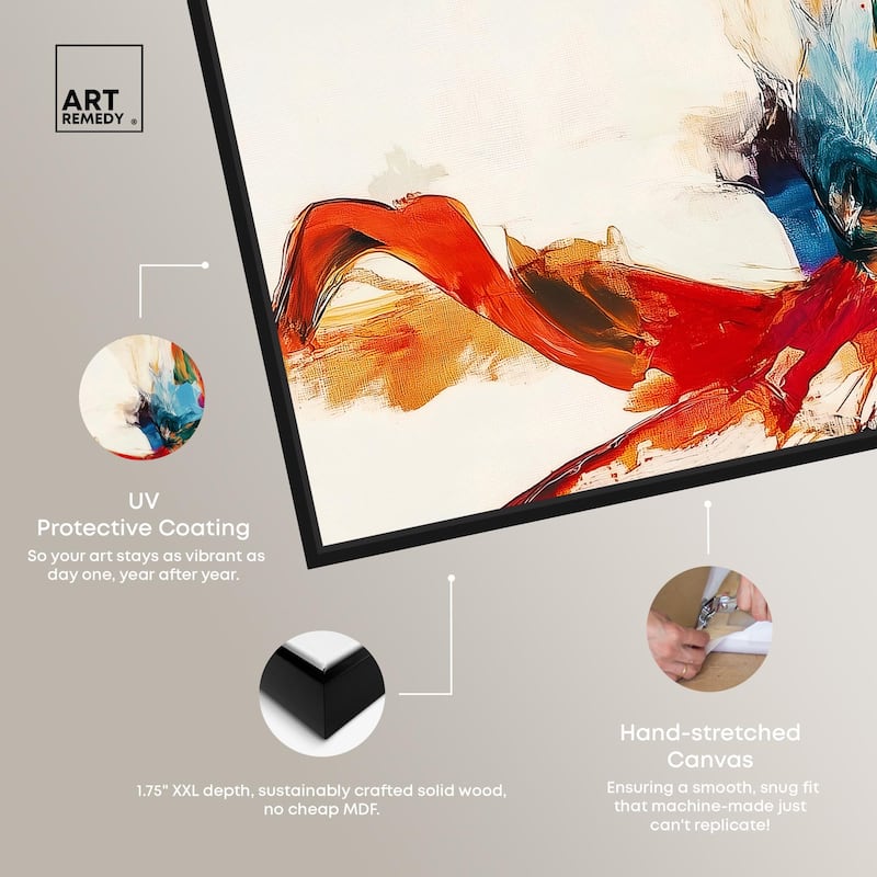 Vibrant Palette I Canvas Set of 2 by Art Remedy