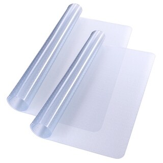 Yescom 2-Pack PVC Chair Mats For Carpet - 60x46 Inch Transparent Floor Protectors - View #10