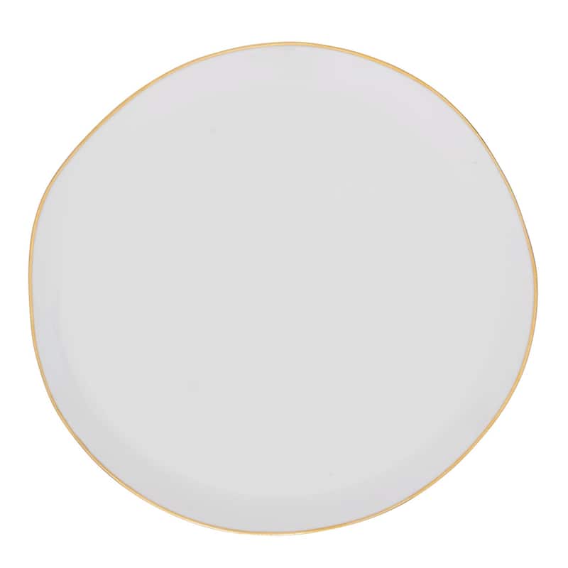 Good Morning Breakfast Plate White