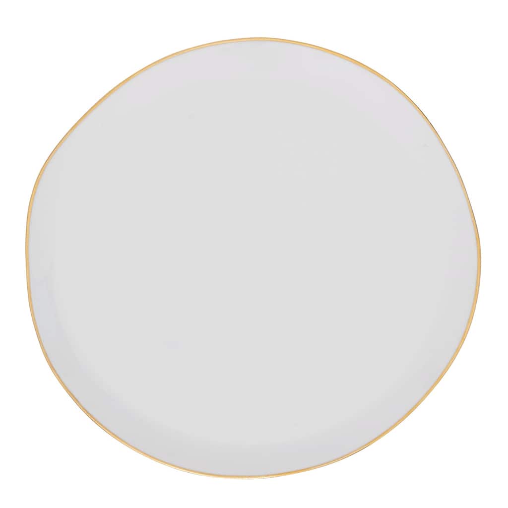 Good Morning Breakfast Plate White