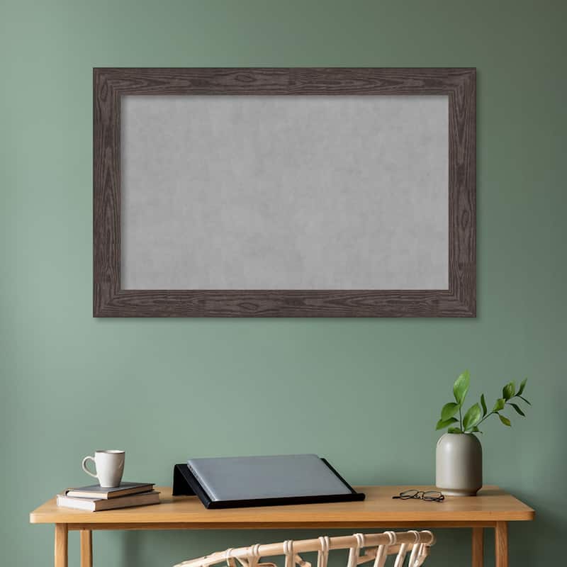 Amanti Art Bridge Black Framed Magnetic Board