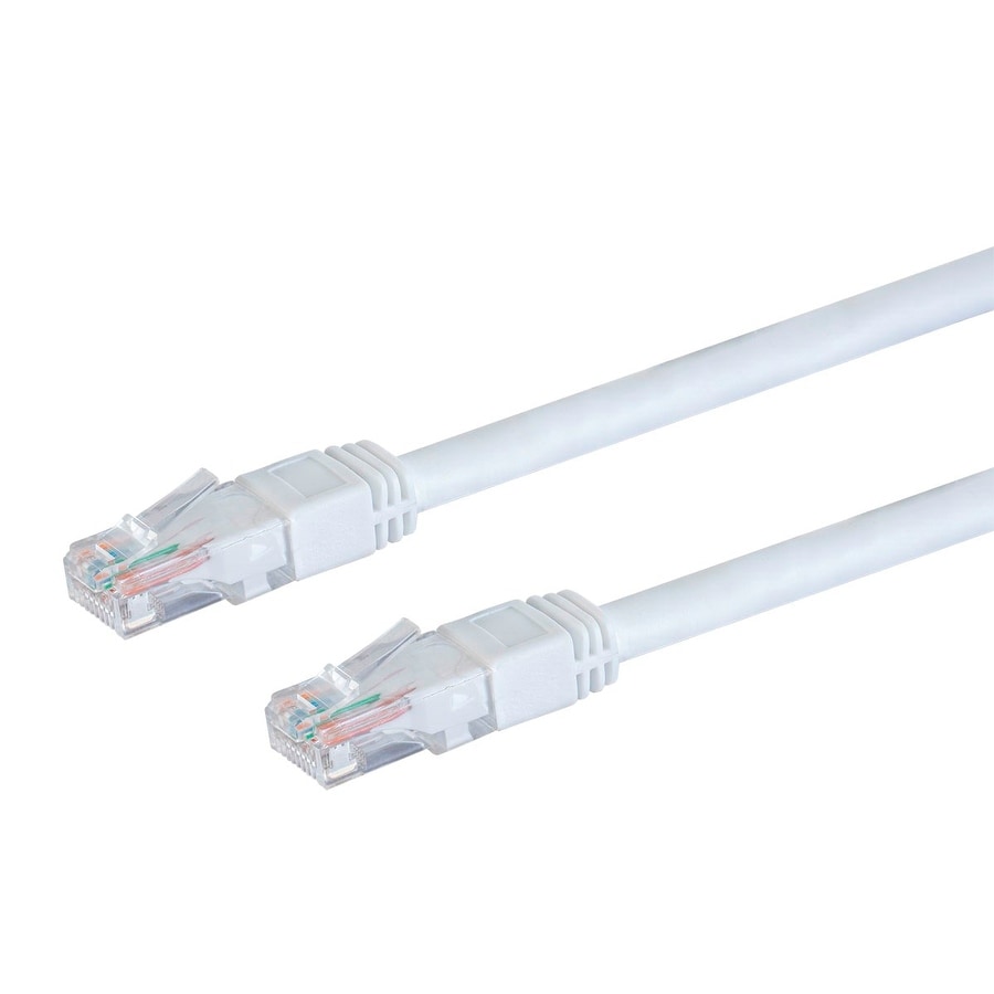 2 Pack RJ45 Reverse for Voice Modular Cable 25 Feet Silver