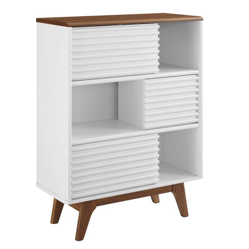 Render Three-Tier Display Storage Cabinet Stand