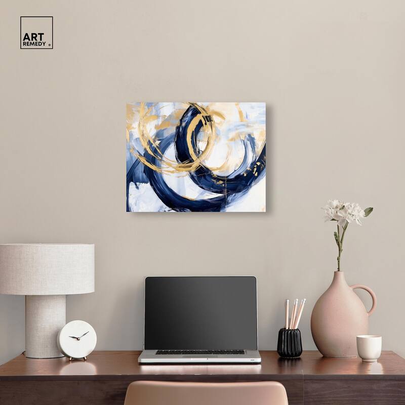 Bold Whirl I Canvas by Art Remedy, Gallery Wrapped