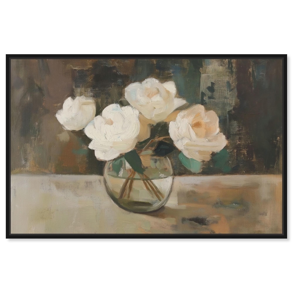 Creamy Cascade Cluster I Canvas by Art Remedy