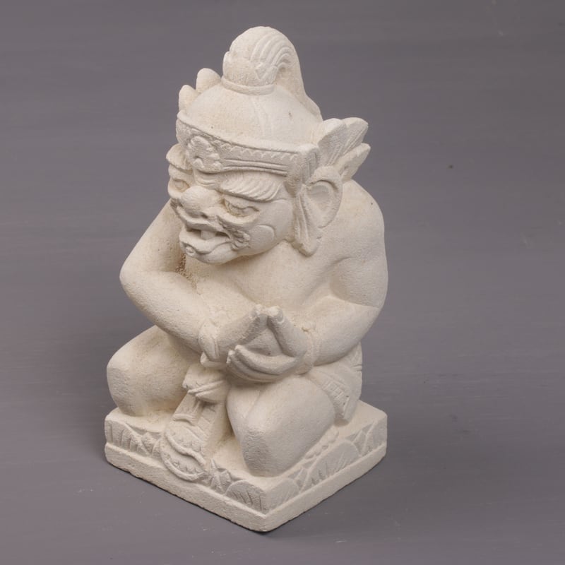 Novica Handmade Tualen Sandstone Sculpture