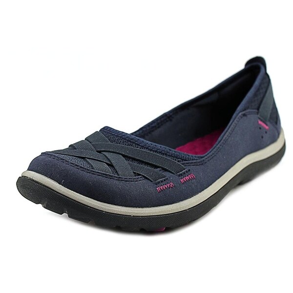 Shop Clarks Aria Maryjane Women Round Toe Canvas Blue