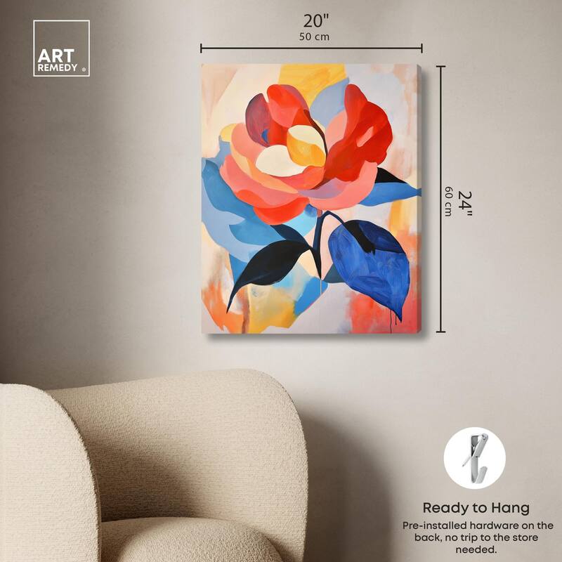 Chromatic Explosion I Canvas by Art Remedy, Gallery Wrapped