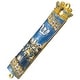 Ten Commandments Pewter Mezuzah Case With Scroll For Door 12 Tribes Of Israel Hoshen Stones Star Of David Mezuza Judaica Gift 10 Cm / 4 Inch - UK