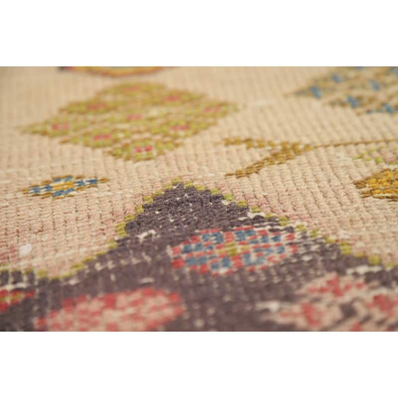 Shiraz Persian Area Rug Handmade Wool Carpet - 3'9" x 6'7"