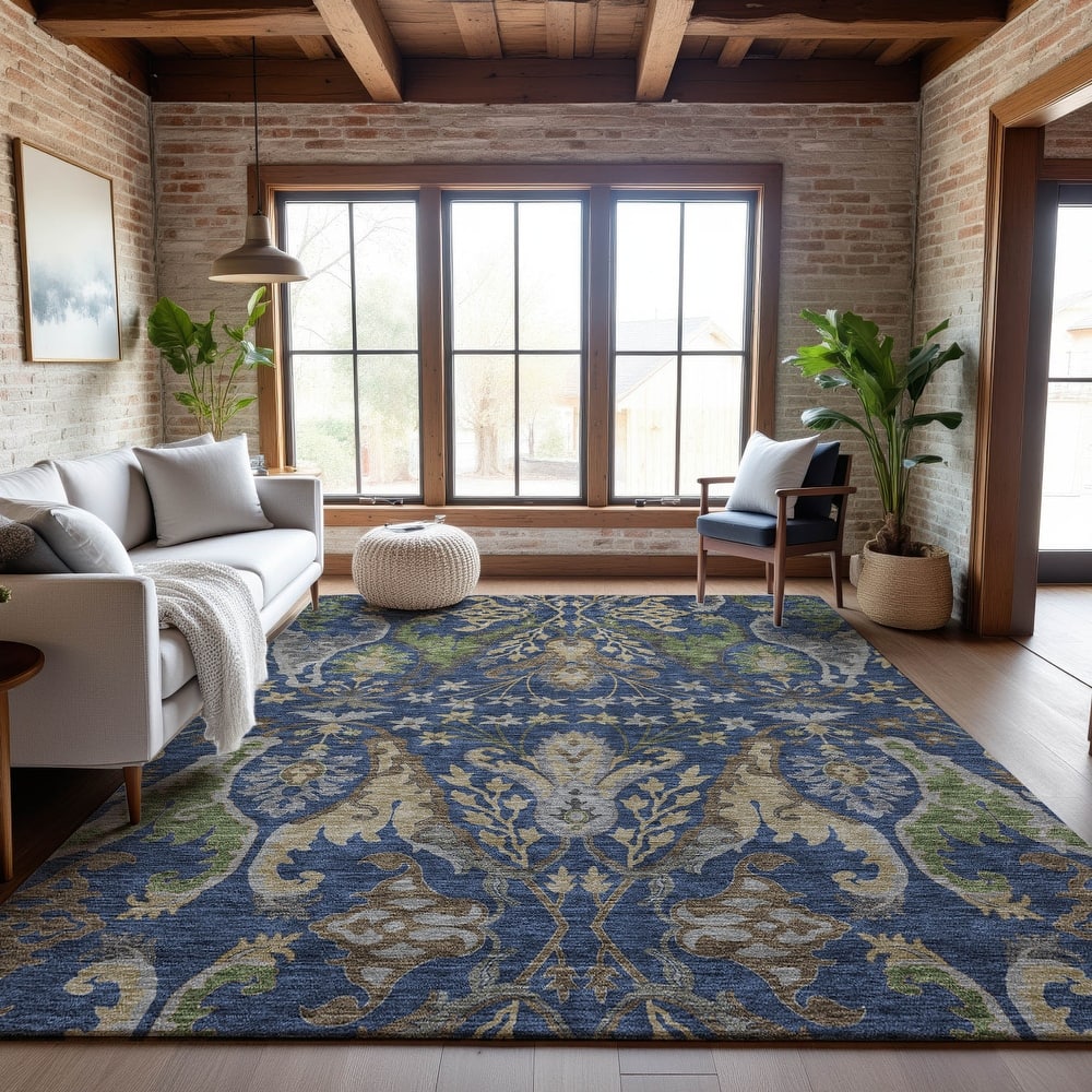 Premium Washable Super Soft Traditional Americana Mayfield Rug