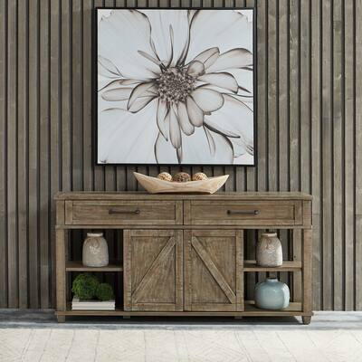 Liberty Furniture Parkland Falls Weathered Taupe Sofa Table