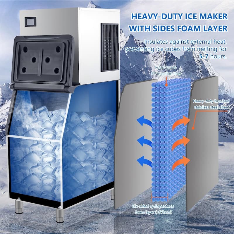Touchscreen Ice Maker Machine
