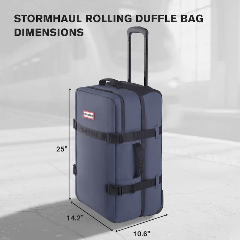 Hunter Stormhaul 25" Rolling Duffle Luggage Bag