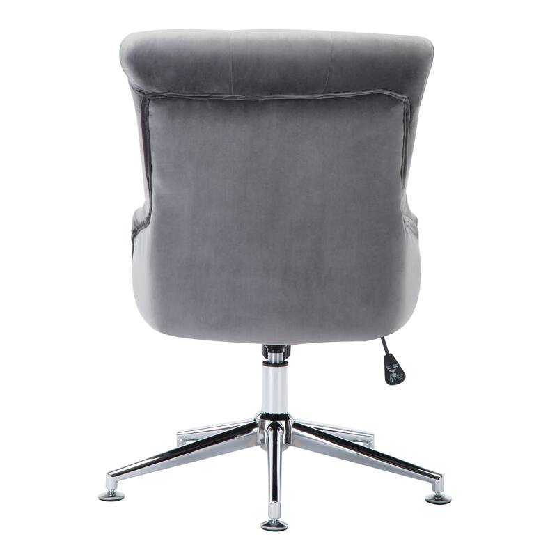 Porthos Home Jaron Office Chair - Tufted Wingback & Velvet Upholstery