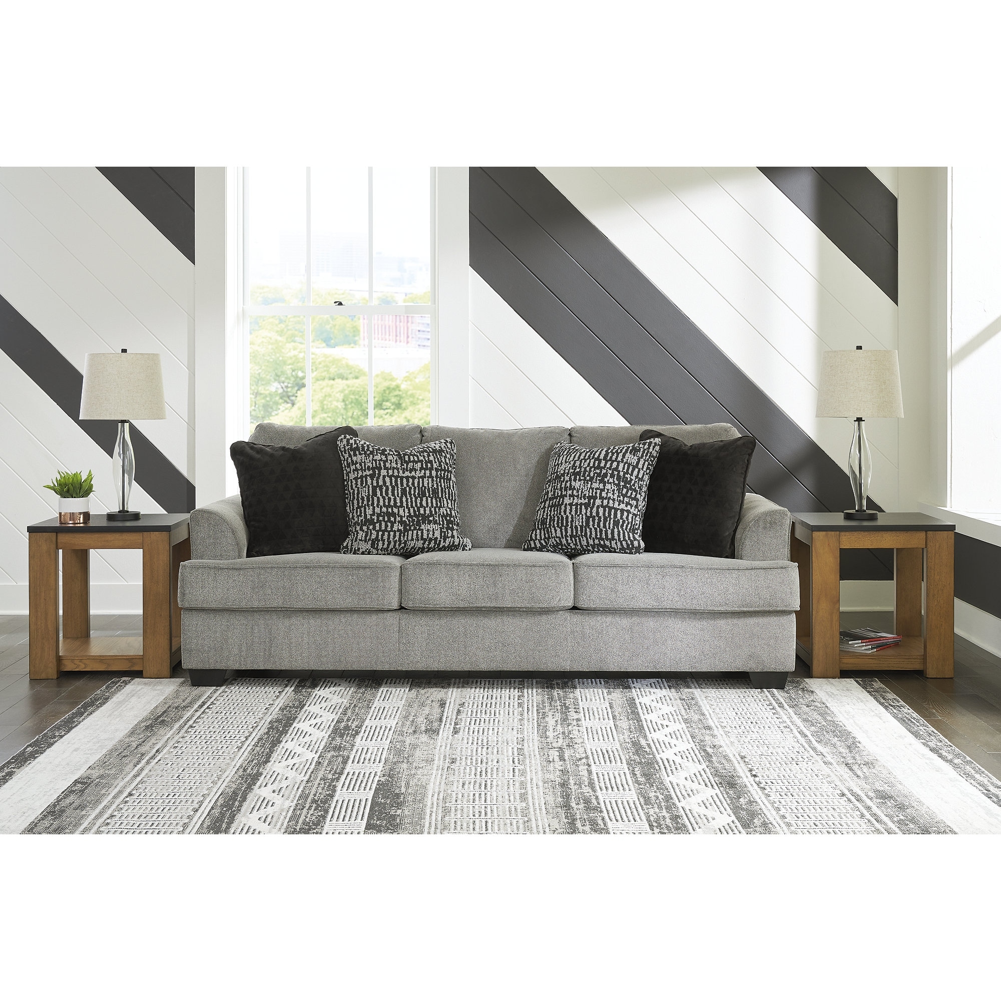Signature Design by Ashley Deakin Ash Sofa - 93"W x 41"D x 39"H