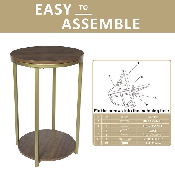 Details about   Coffee Table Sofa Side Table Bedside End Tables Stainless Steel Tray Wooden Legs 