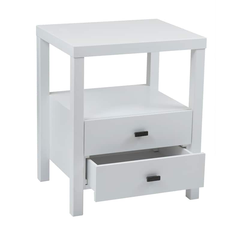 East at Main Painted Acacia Wooden End Table