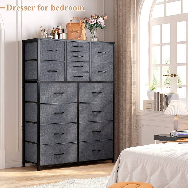 Dresser for Bedroom with 16 Drawer