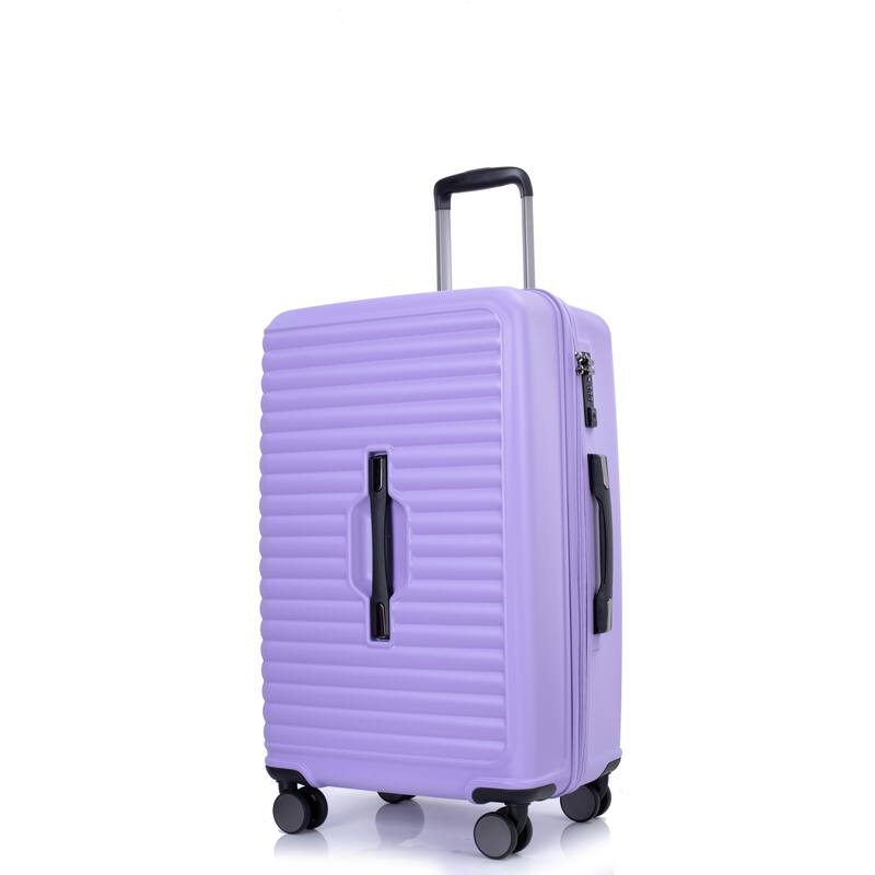 Lightweight Suitcase with Hooks w/ 3-step Telescoping Handle, TSA Lock ...