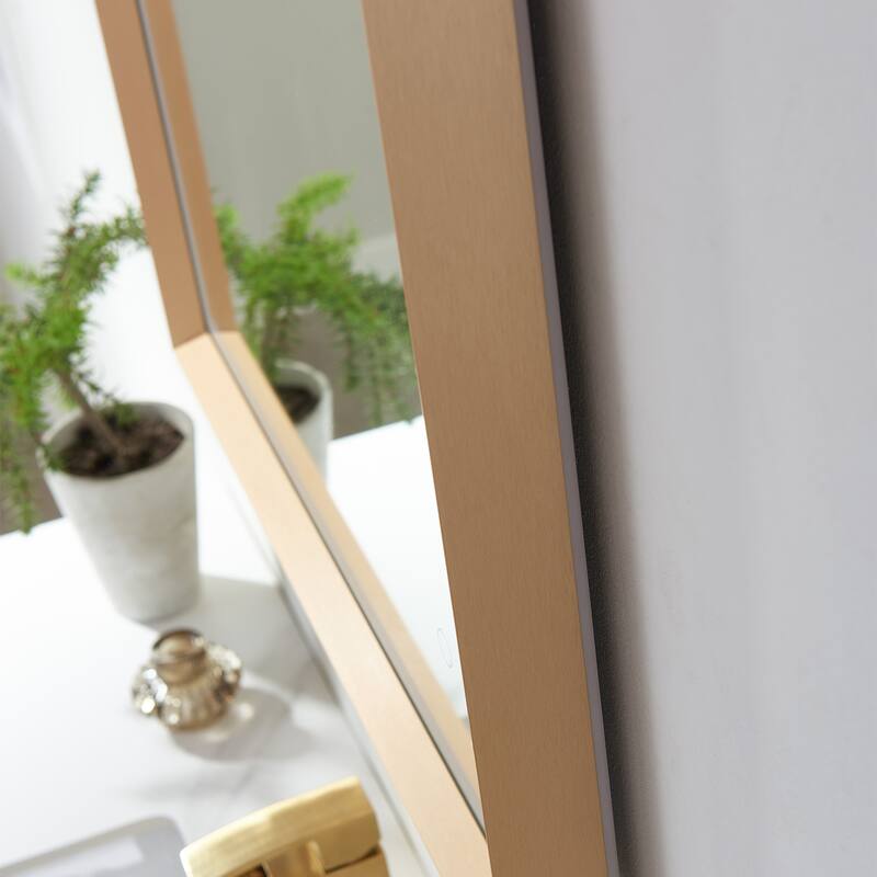 24'' Rectangle LED Lighted Accent Bathroom/Vanity Wall Mirror - 24"x 32"
