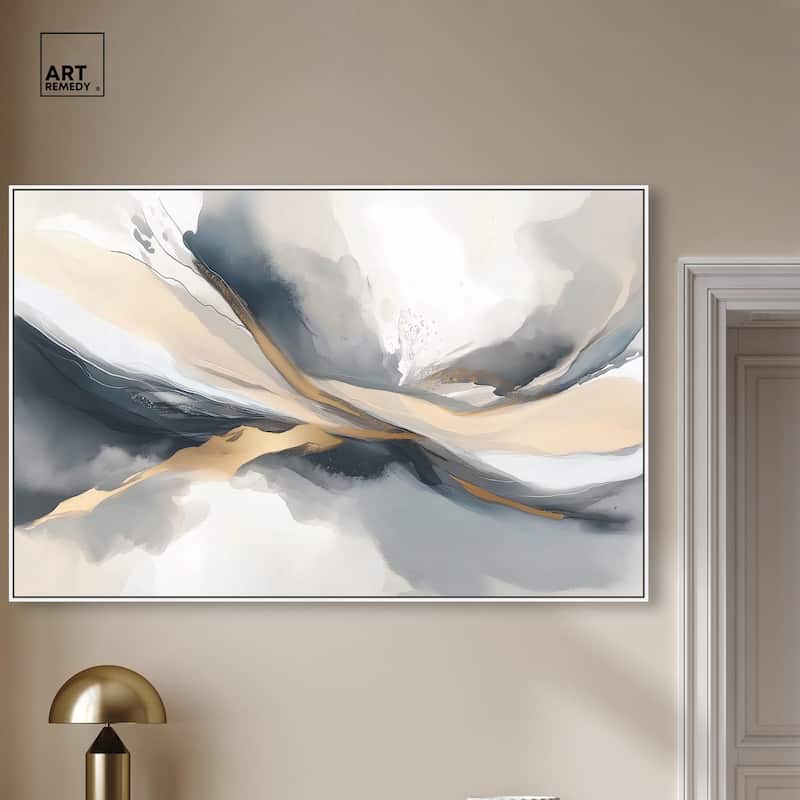Dynamic Swirls II Canvas by Art Remedy