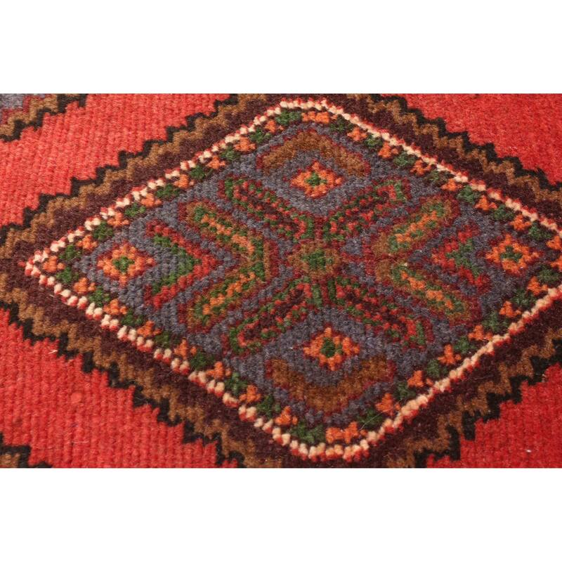 ECARPETGALLERY Hand-knotted Konya Anatolian Red Wool Rug - 2'4 x 8'4