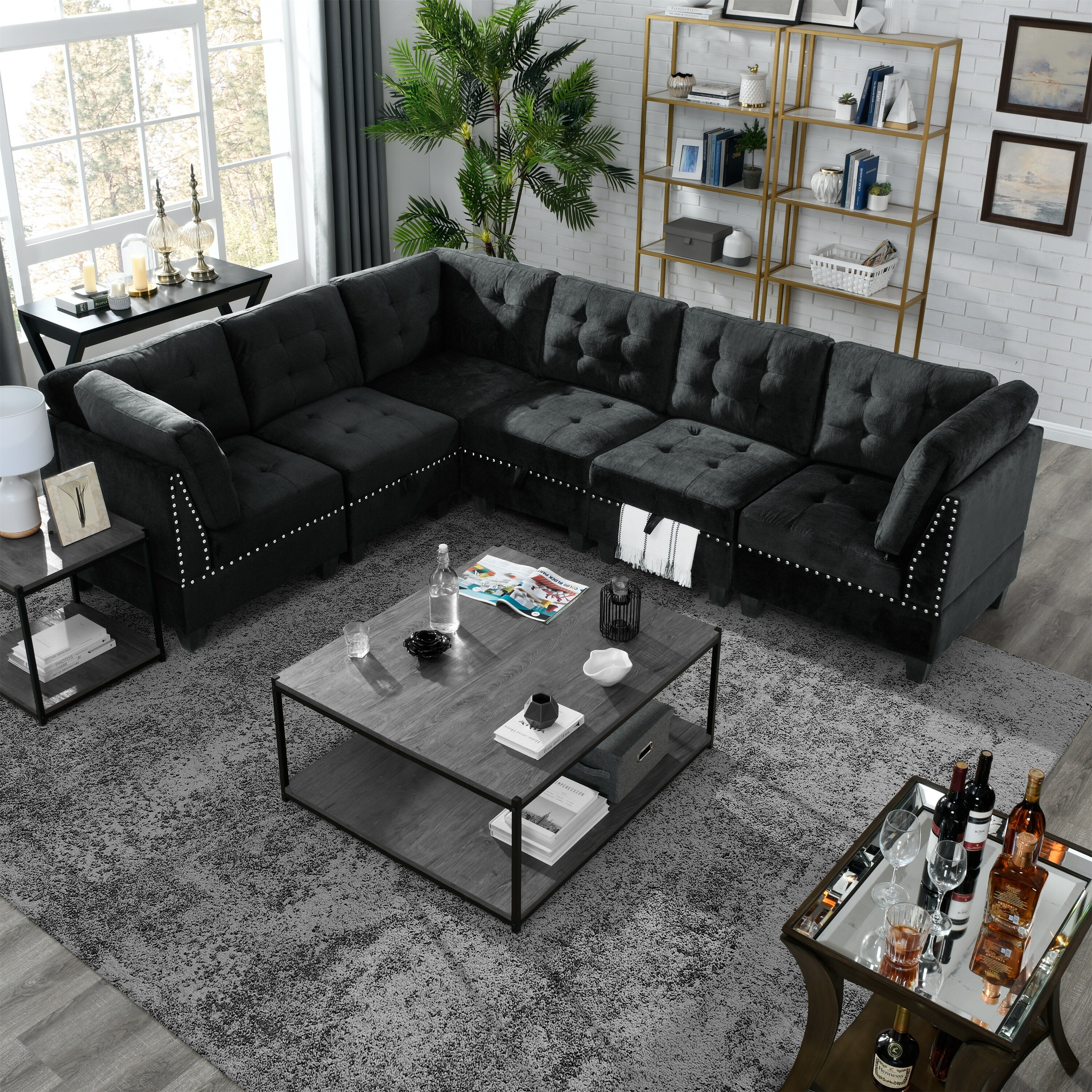 Chenille online sectional couch