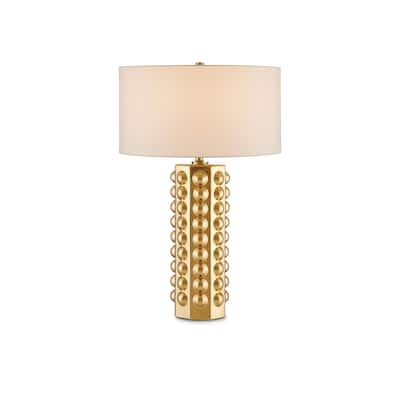 Currey & Company Cassandra Gold Table Lamp - 30"h x 19"dia
