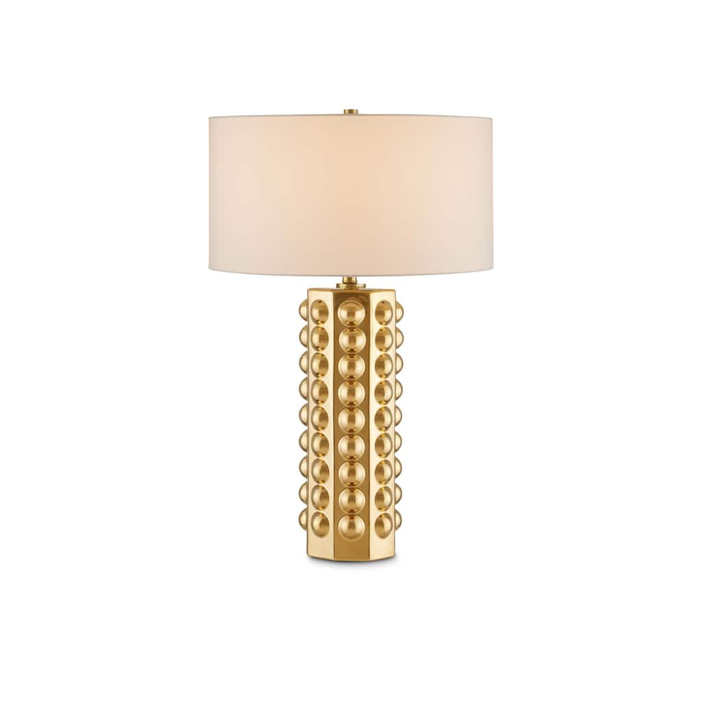 Currey & Company Cassandra Gold Table Lamp - 30"h x 19"dia