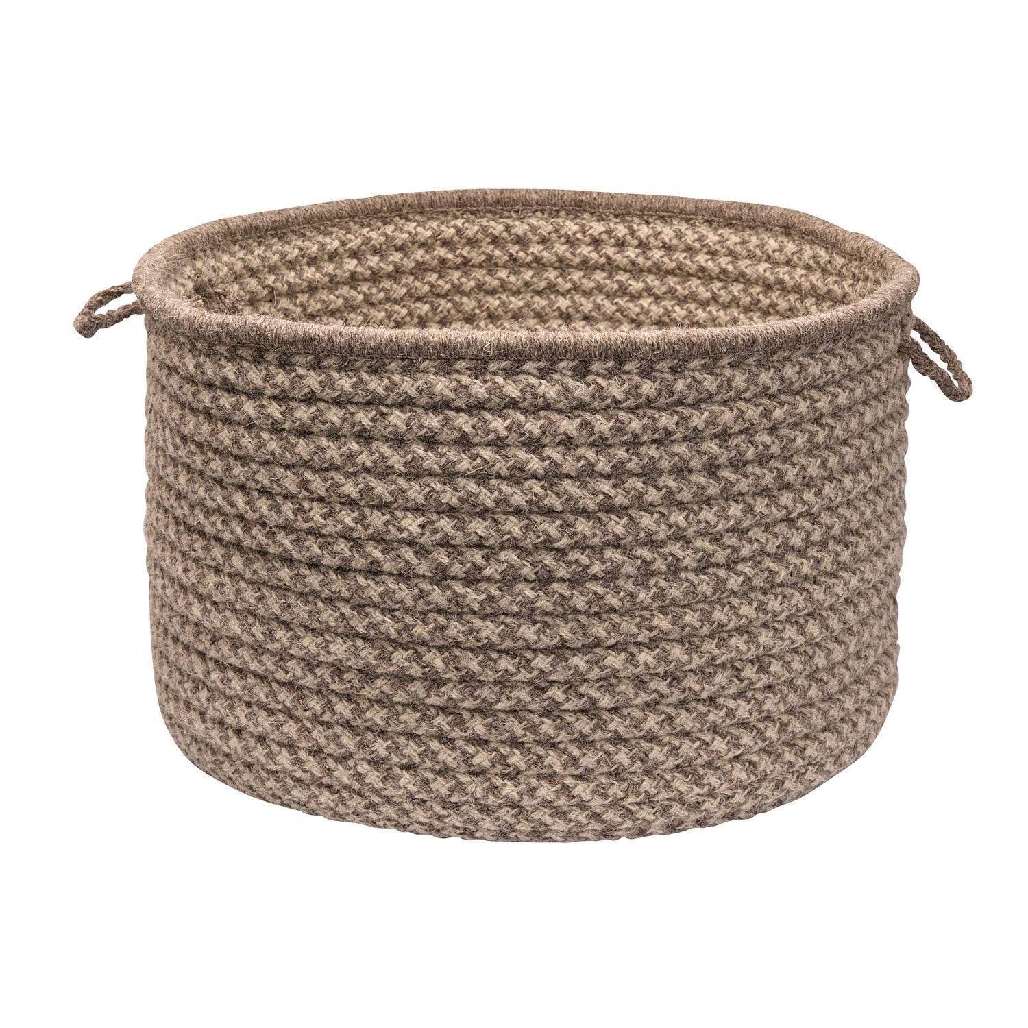 Natural Wool Houndstooth Storage Collection