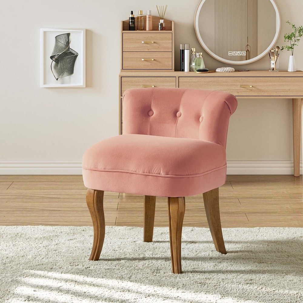 Blush vanity chair deals