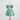 Special Occasion Dress with Two Flowers on Shoulders