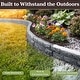 preview thumbnail 6 of 10, Faux Brick Landscape Edging 4 Pieces Flower Garden Border