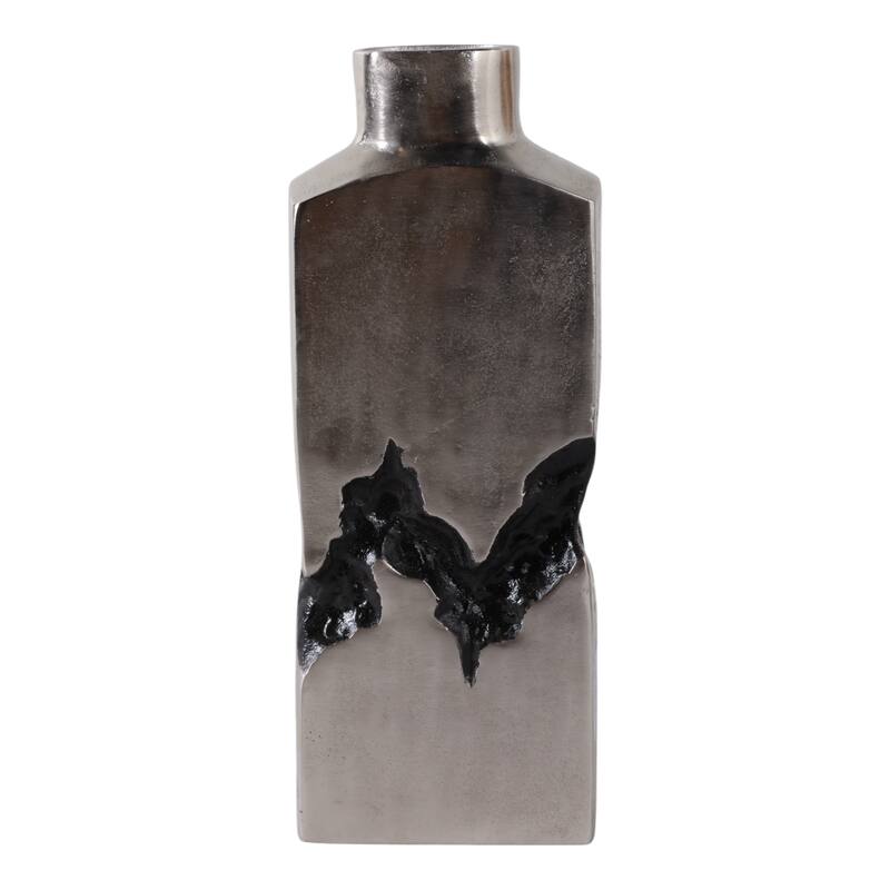 Metal Modern Sculptural Decorative Vase Abstract Design Artistic Form